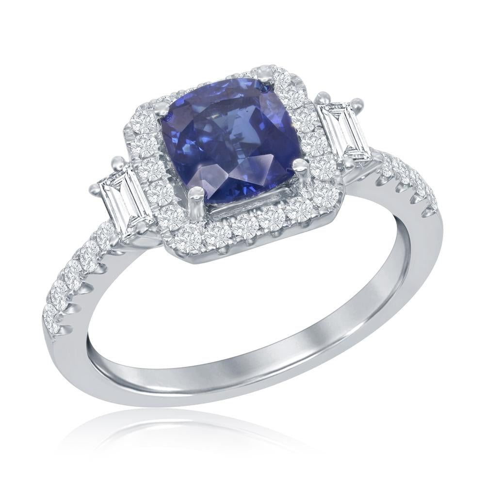 14kw sapphire ring