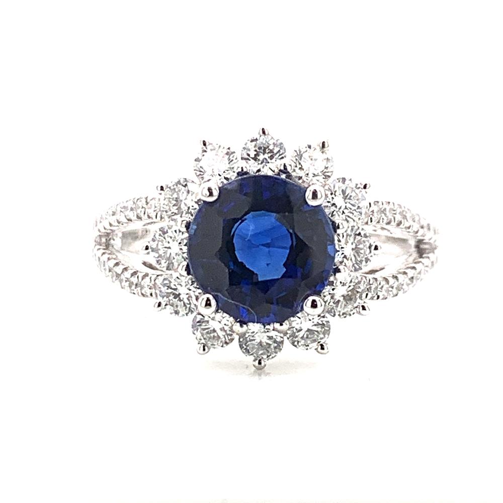 18kw sapphire ring