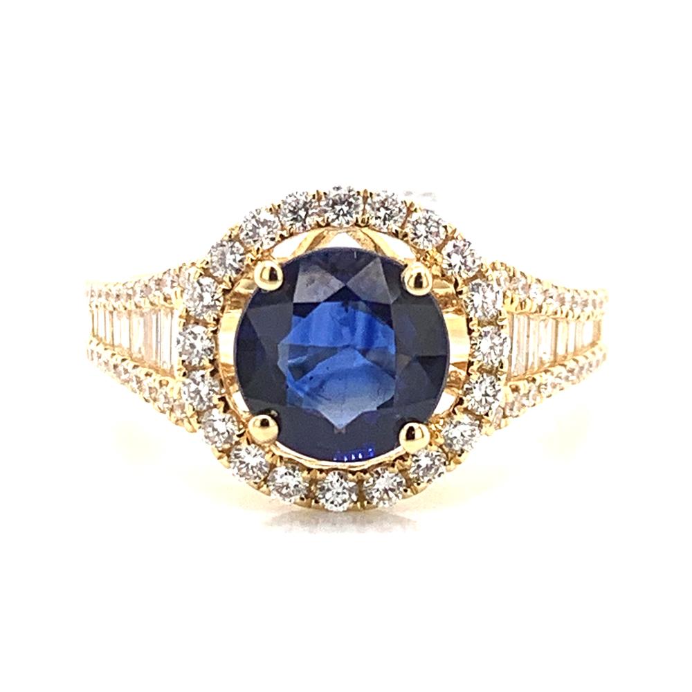 18ky sapphire ring