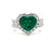 18kw emerald ring