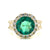 18ky emerald ring