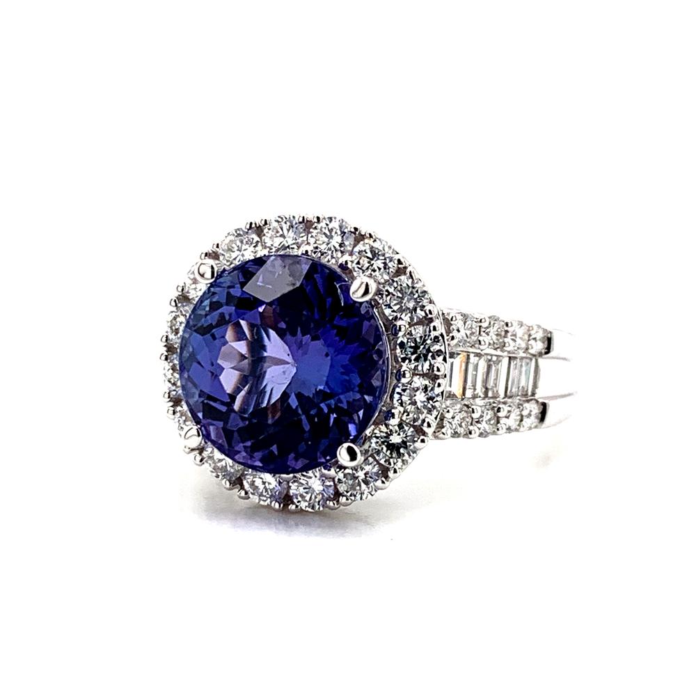 18kw tanzanite ring