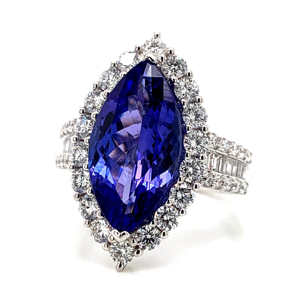 18kw tanzanite ring