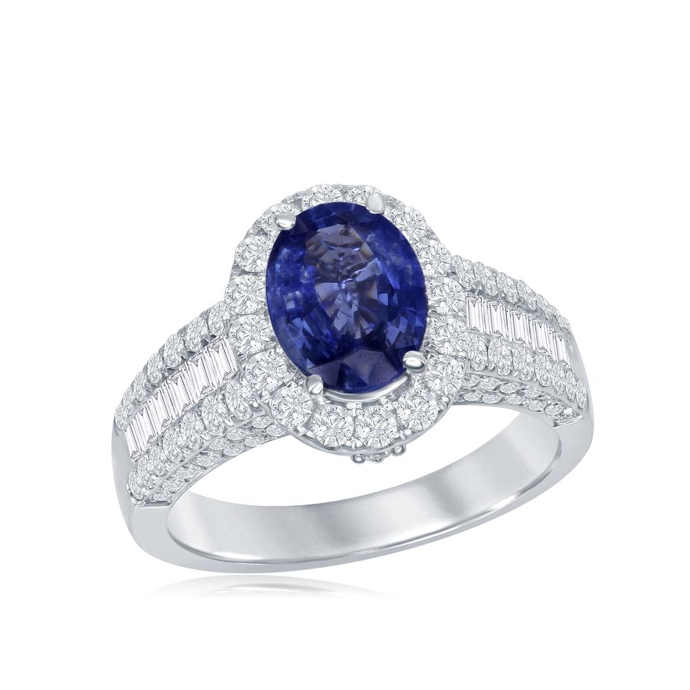 18kw sapphire ring