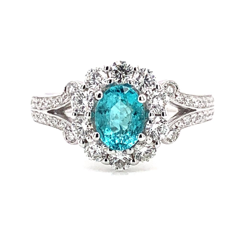 GIA Certified Paraiba Tourmaline Ring