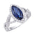 18kw sapphire ring