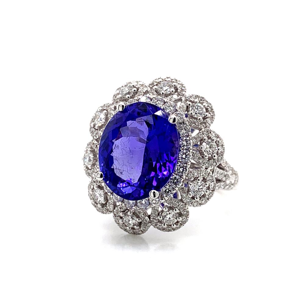 18kw tanzanite ring