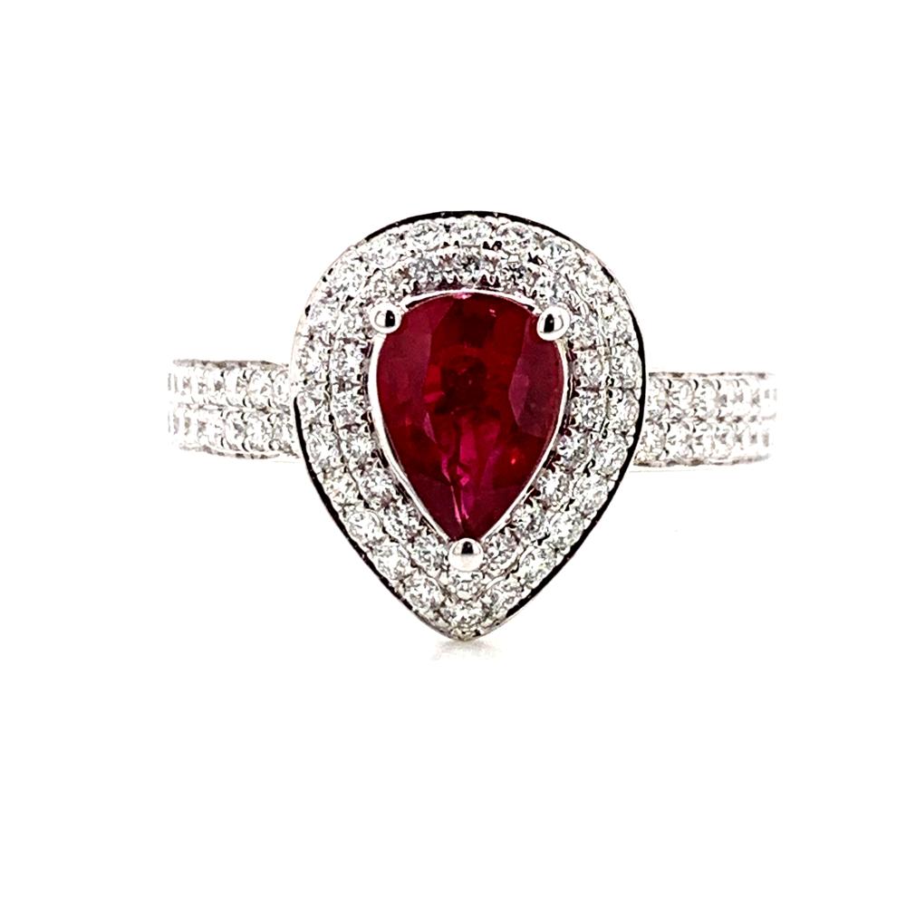 18kw ruby ring