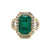 18ky emerald ring