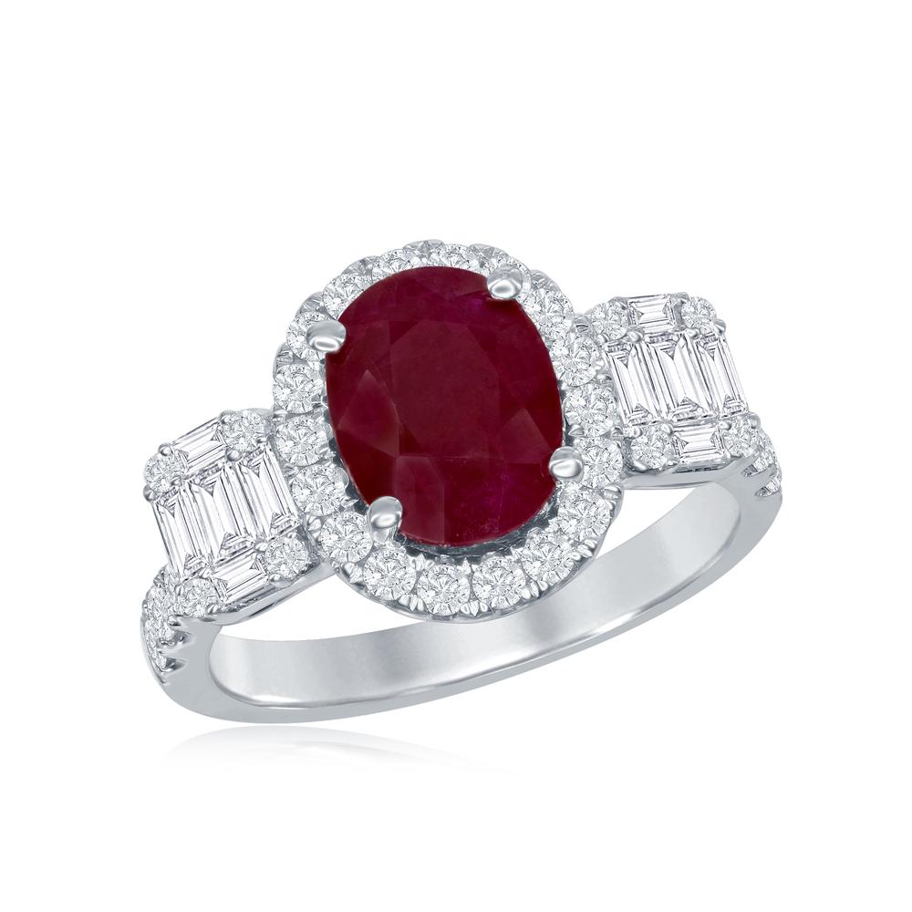 18kw ruby ring