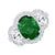 18kw emerald ring