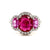 18kw ruby and pink sapphire ring