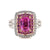 18kw r pink sapphire ring