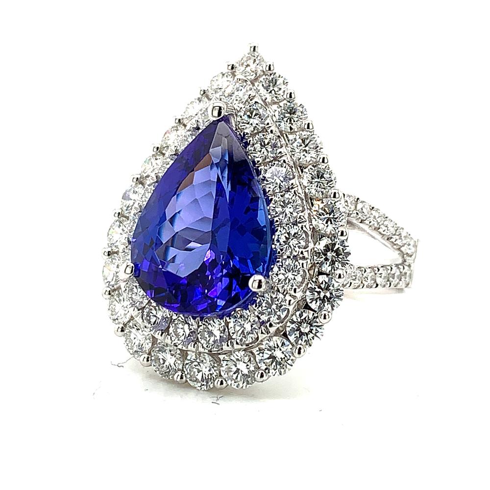 18kw tanzanite ring