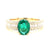 18ky emerald ring