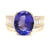 18ky tanzanite ring