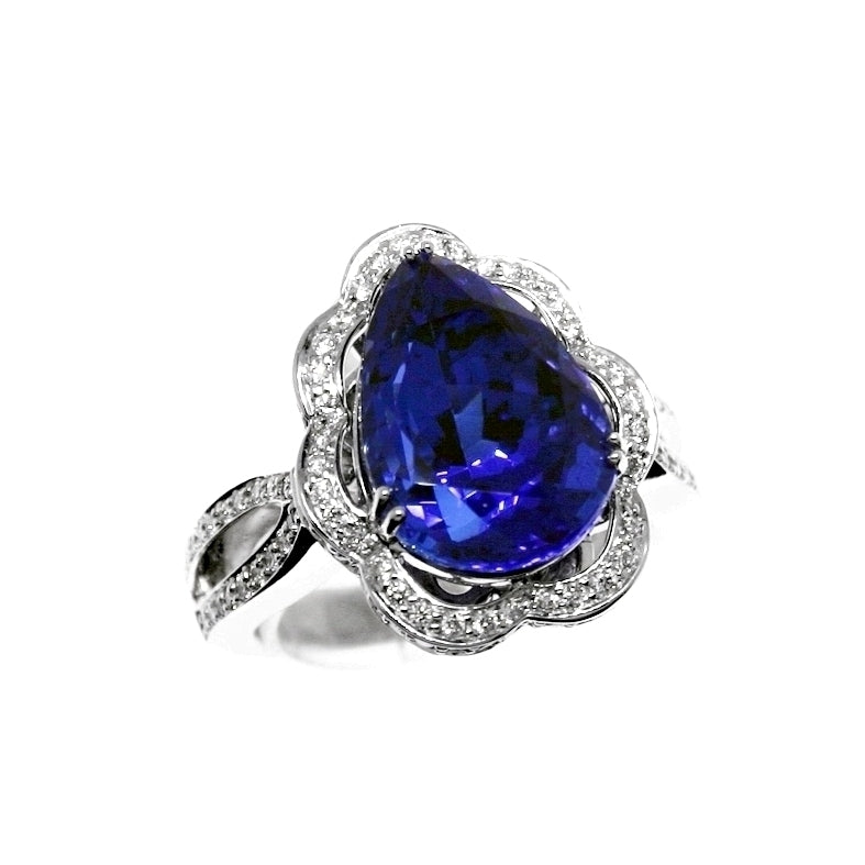 18kw tanzanite ring