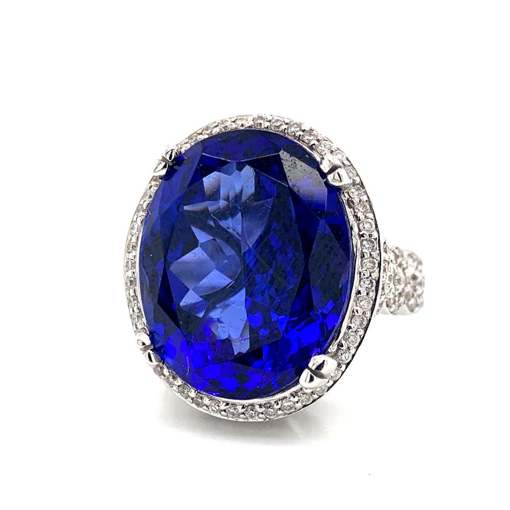 18kw tanzanite ring