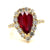 18ky ruby ring