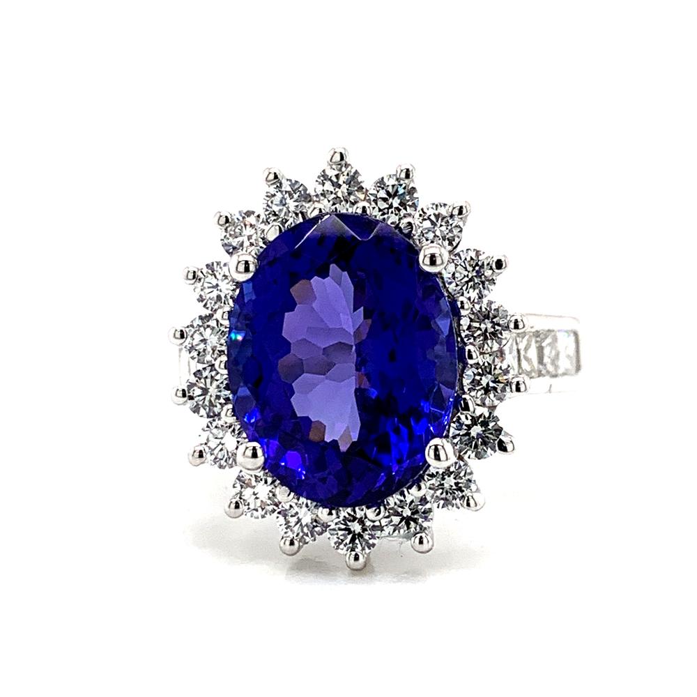 18kw tanzanite ring