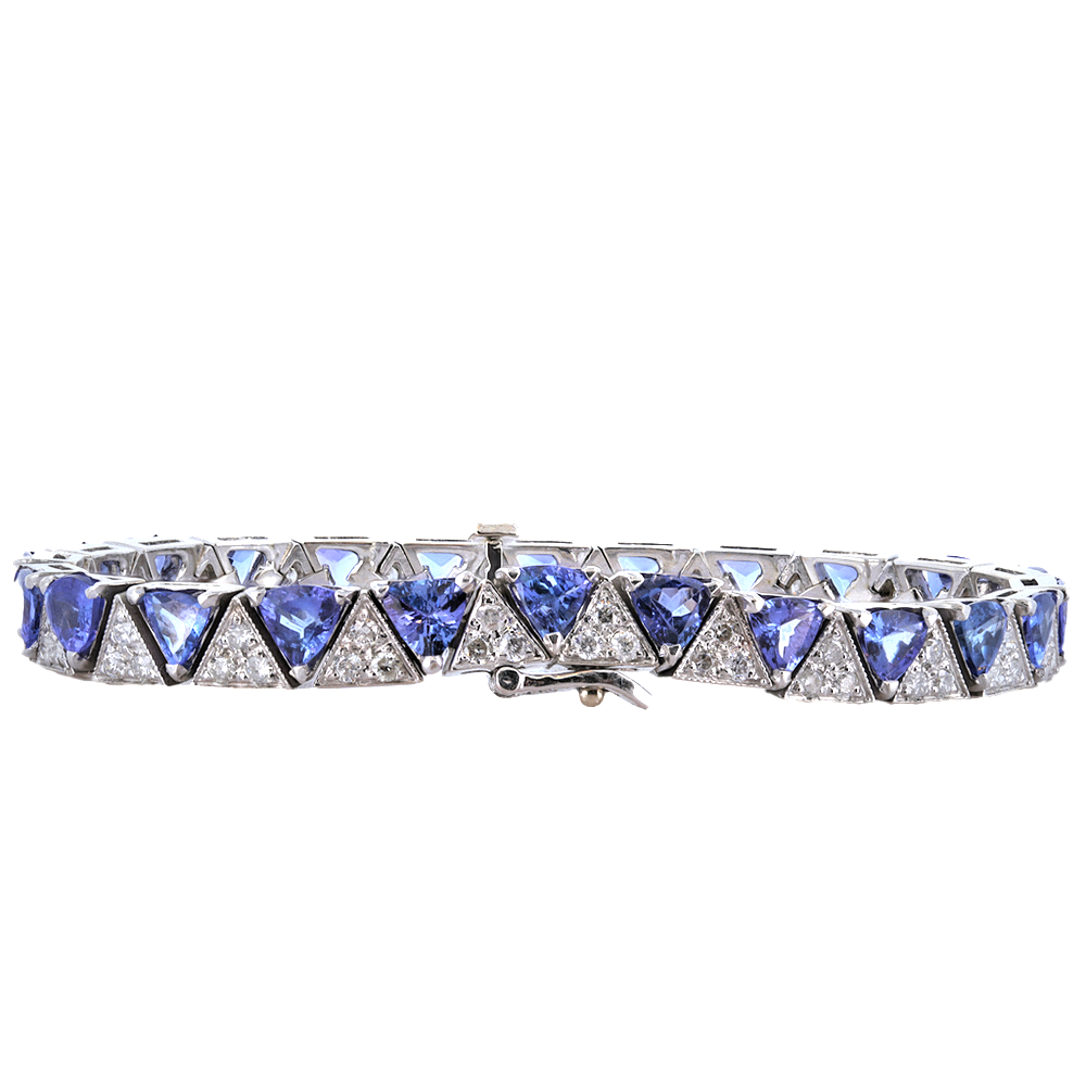 Tanzanite Diamond Bracelet in Bangalore at best price by Raj Diamonds -  Justdial
