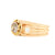 14kt Yellow Gold Natural Gold Quartz And Natural Gold Nuggets Diamond Ring