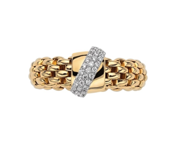Fope Flex-It Vendome Ring with Diamonds - Monarch Jewels Alaska