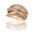 14Kt Strawberry Gold And Diamond Ring